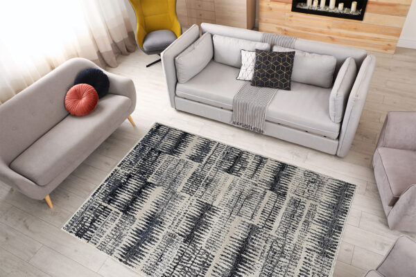 Modernistyczny dywan jasny