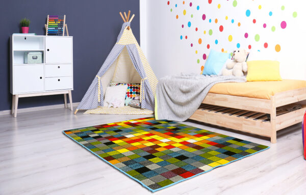 kolorowy dywan dziecięcy